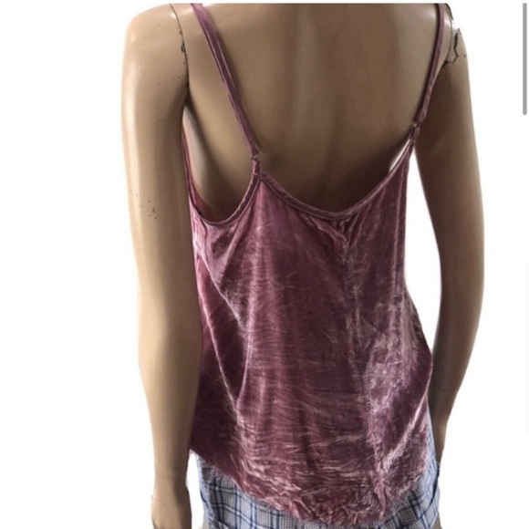 Pink Camisole Top with V-Neckline and Spaghetti Straps - Picture 6 of 15